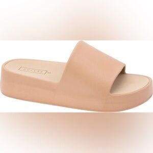 Corkys Slide On Cloud Platform Slides in Sand 9